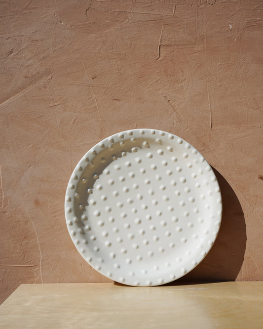 White Bobble Collection Serving Platter