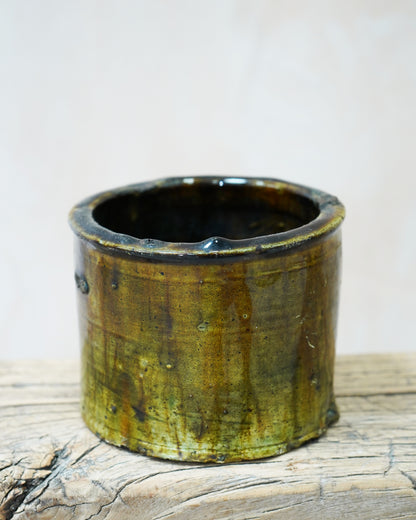 Vintage Tamegroute Planter/Pot - Shaded Ochre