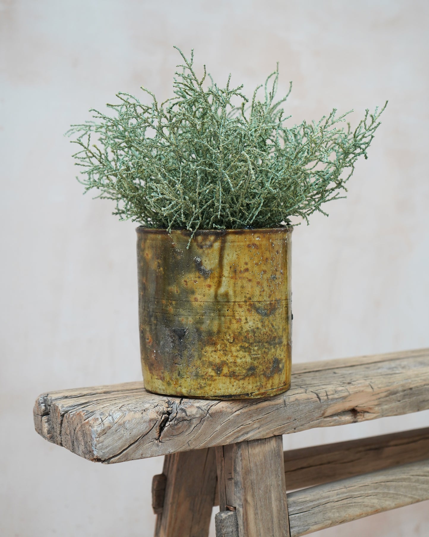 Vintage Tamegroute Planter/Pot - Shaded Ochre